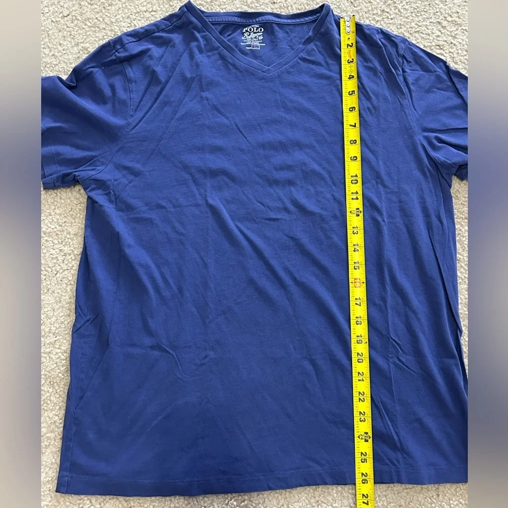 Polo Ralph Lauren Men’s Large V-Neck Tee Shirt - Picture 6 of 7